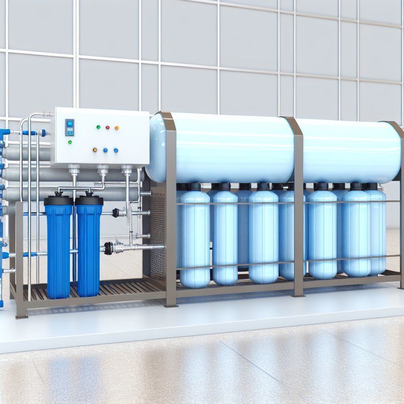 Large Capacity Water Treatment System with Desalination Rate＞98% and RO Technology